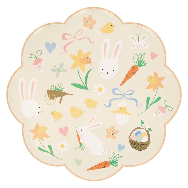 Easter Icon Paper Dinner Plates