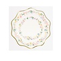 Elegant Floral Paper Dinner Plates