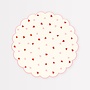Heart Pattern Paper Side Plates