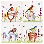 Garden Birds Coaster Set