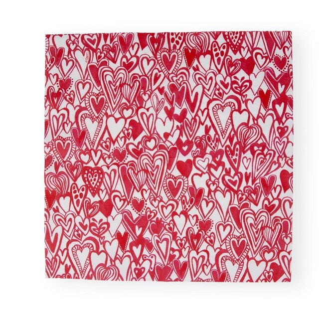 Groovy Love Paper Luncheon Napkin