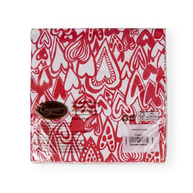Groovy Love Paper Luncheon Napkin