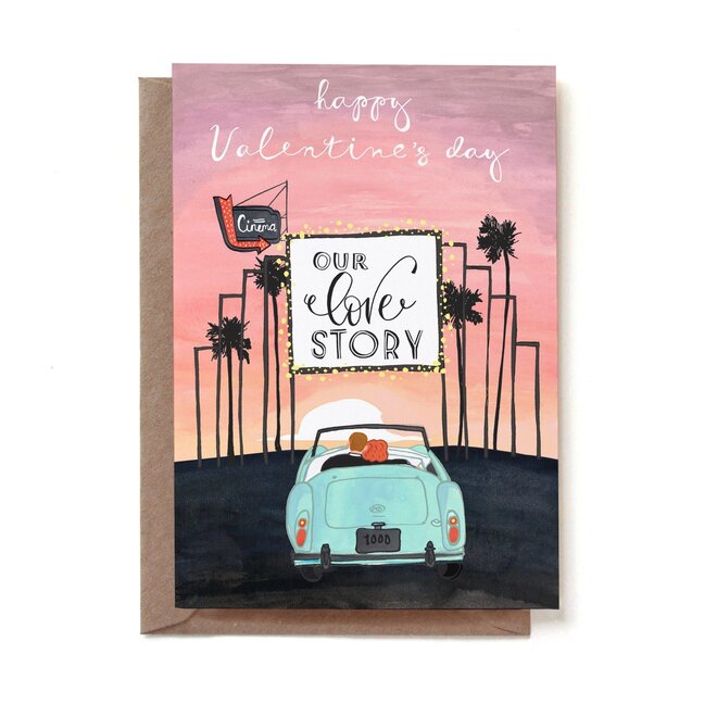 Valentine's Drive Valentine's Day Card