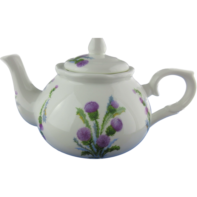 Adderley Ceramics Thistle Teapot