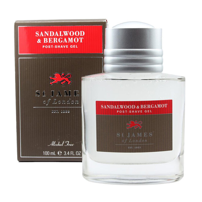 St. James of London Sandalwood & Bergamot Post-Shave Moisturizer Gel