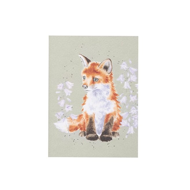 'Contemplation Fox' Small Notebook
