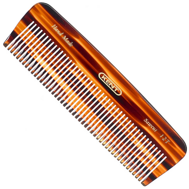 Kent 12T Pocket Comb for Thick Hair