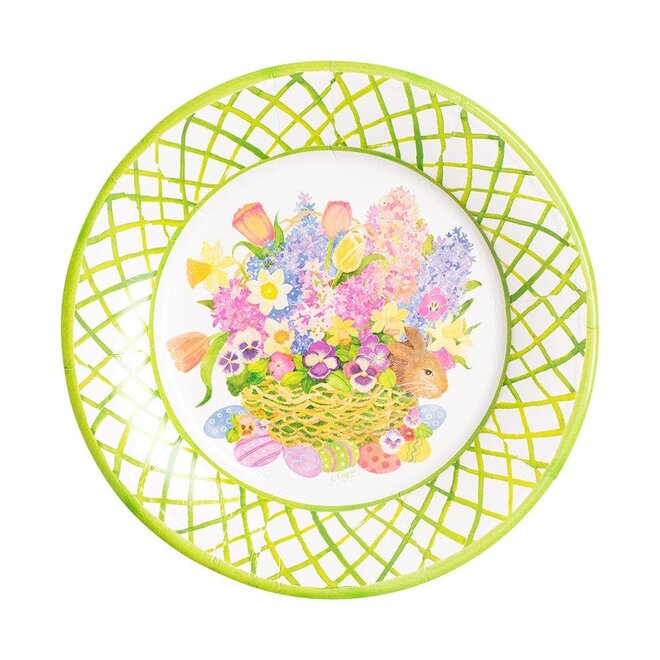 Peek-A-Boo Bunny Paper Salad & Dessert Plates