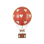 Floating The Skies Red Hearts Hot Air Balloon
