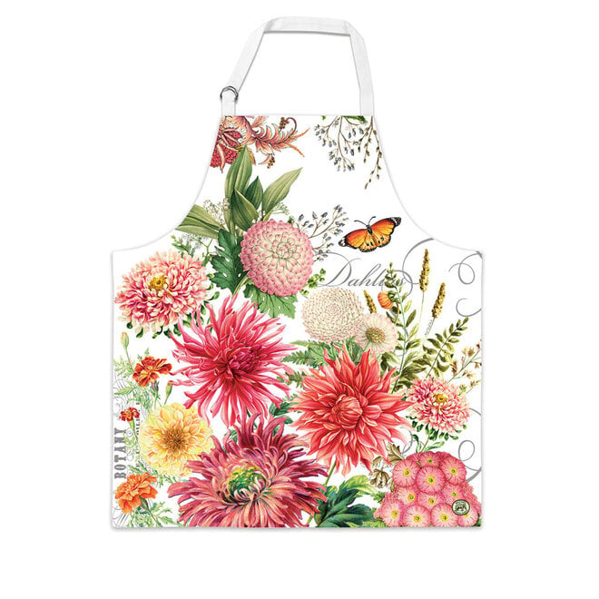Michel Dahlias Chef Apron