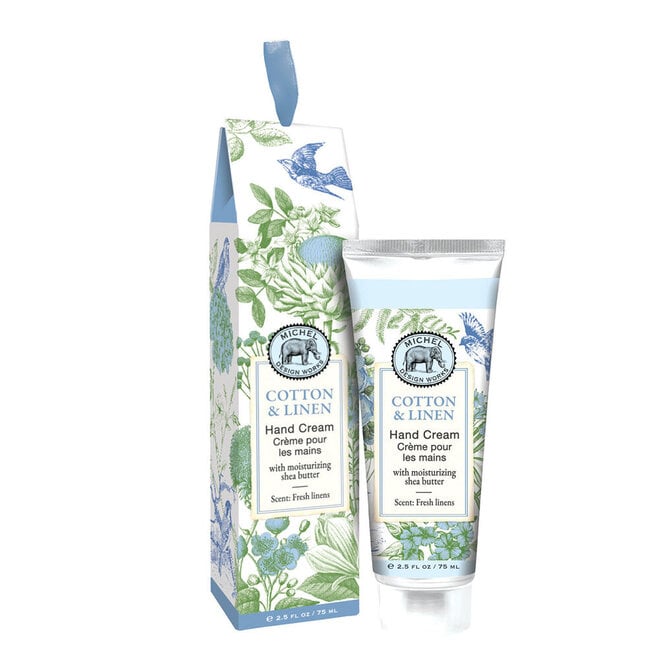 Michel Cotton & Linen Large Hand Cream