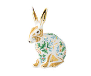 Royal Crown Derby Winter Hare Figurine - British Isles