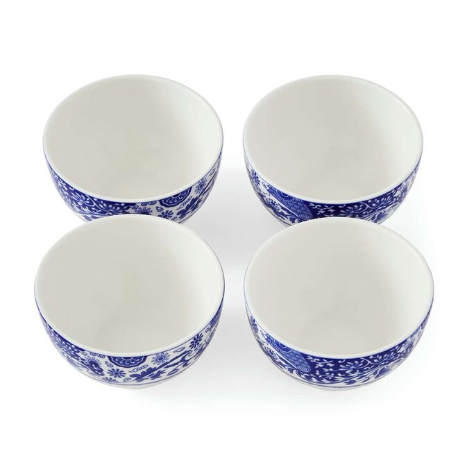 Blue Italian Brocato Dip Bowls