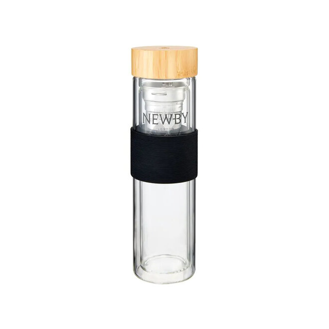 Newby Glass Travel Tea Infuser Bottle