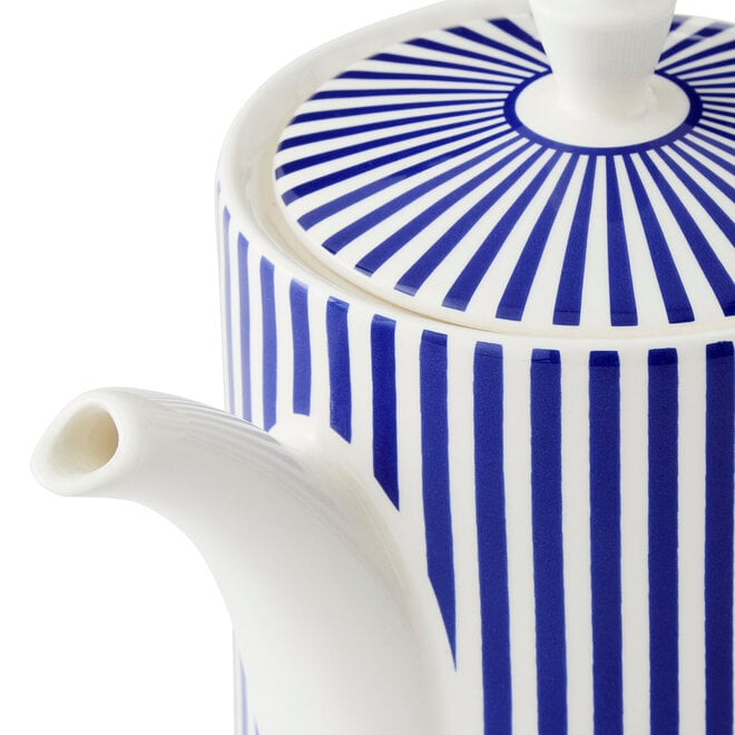 Blue Italian Steccato Teapot