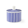 Blue Italian Steccato Covered Sugar Bowl
