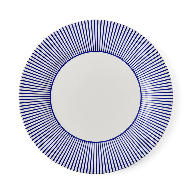 Blue Italian Steccato Dinner Plate