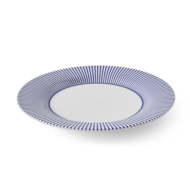 Blue Italian Steccato Dinner Plate