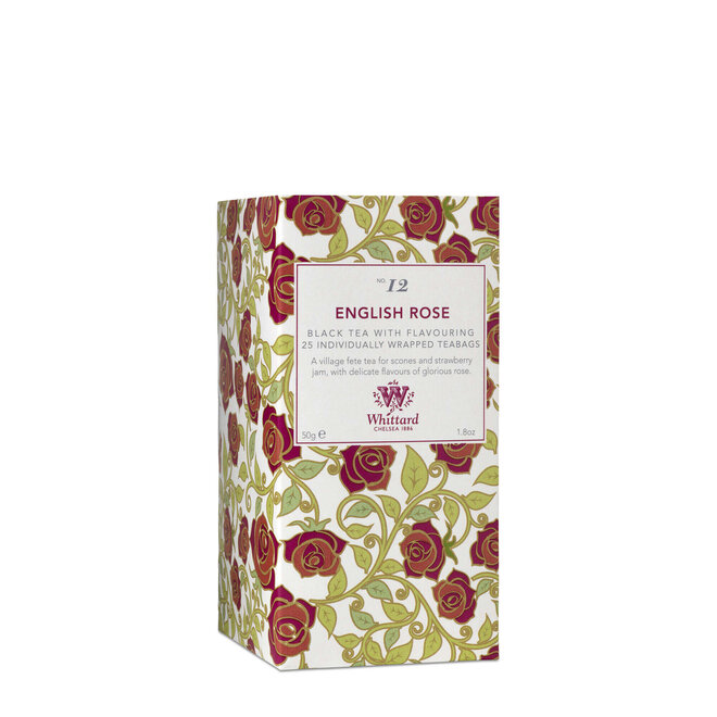 Whittard of Chelsea Tea  Discoveries English Rose 25s