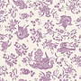 Lilac Regal Peacock Paper Cocktail Napkins
