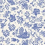 Blue Regal Peacock Paper Cocktail Napkins