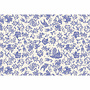 Blue Regal Peacock Paper Placemats