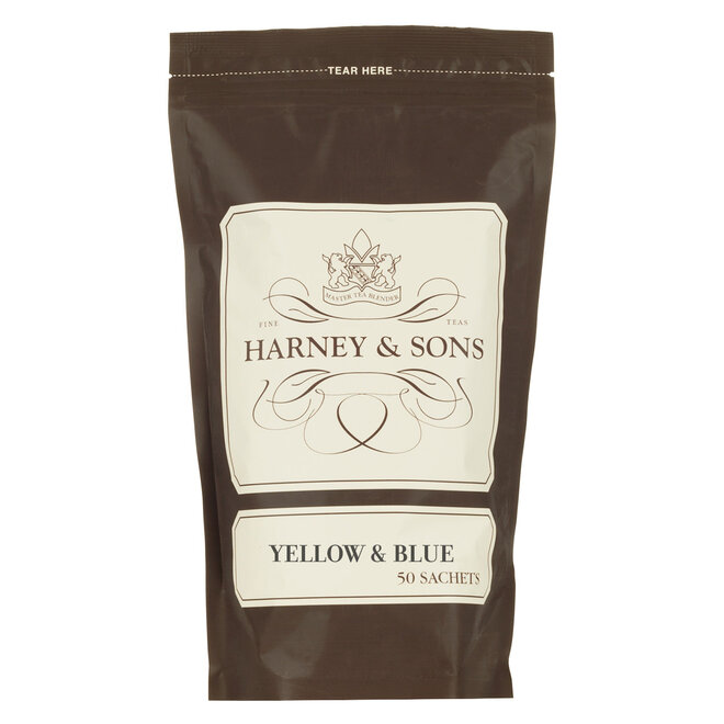 Harney & Sons Yellow & Blue 50s Bag