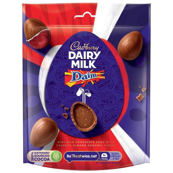 Cadbury Daim Mini Eggs Bag