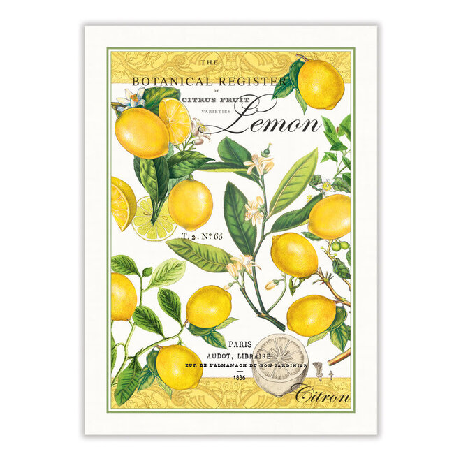 Lemon Basil Kitchen Towel