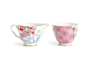 Wedgwood Butterfly Bloom Creamer & Sugar Set - British Isles Wedgwood Butterfly Bloom Creamer & Sugar Set - British Isles