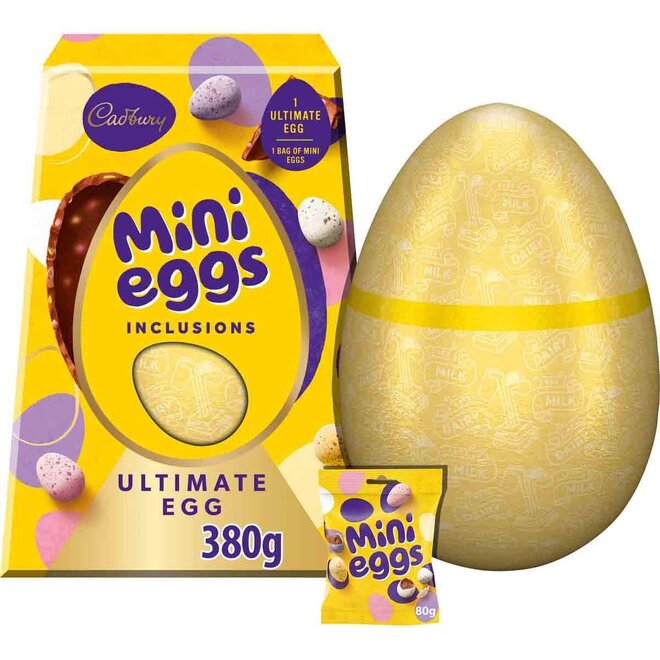 Cadbury Mini Eggs Inclusions Ultimate Egg 374g