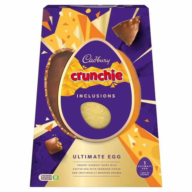 Cadbury Crunchie Inclusions Ultimate Egg 396g