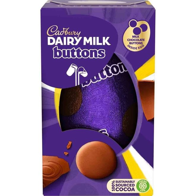 Cadbury Dairy Milk Giant Buttons Small Egg 90g