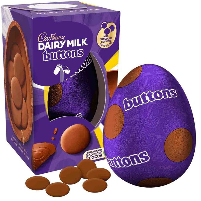 Cadbury Dairy Milk Giant Buttons Small Egg 90g