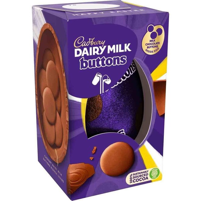 Cadbury Dairy Milk Giant Buttons Small Egg 90g