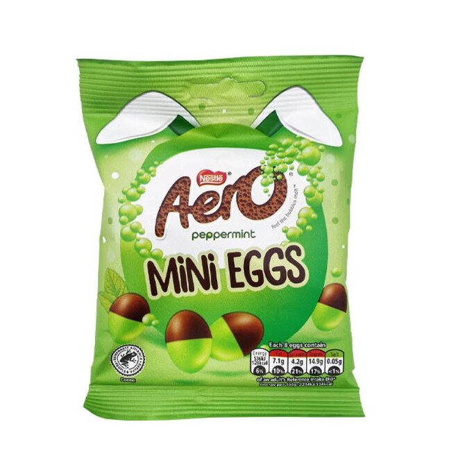 Aero Peppermint Mini Egg Bag 70g