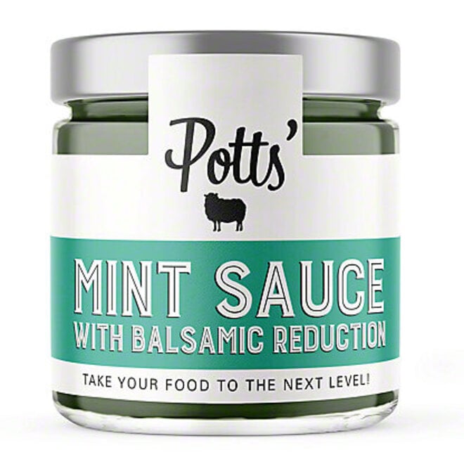 Pott's Mint Sauce with Balsamic Reduction