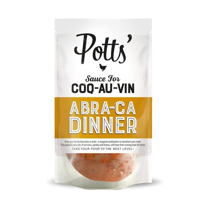 Pott's Abra-ca Dinner Coq Au Vin Sauce