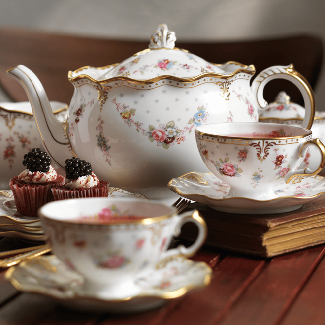 Royal Antoinette Teacup & Saucer