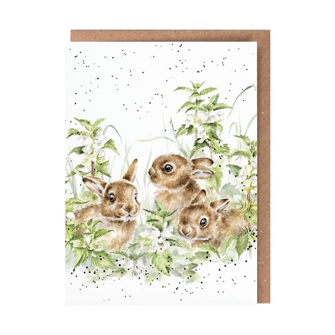 'Spring Hares' Levert Greeting Card