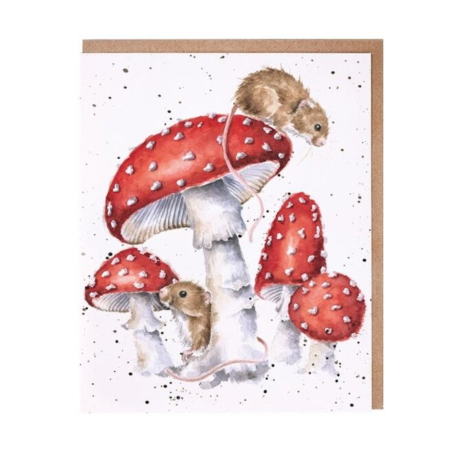 'The Fairy Ring' Mouse Greeting Card