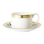 Satori Black Teacup & Saucer