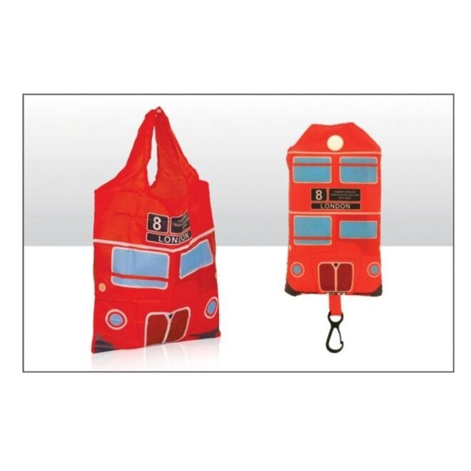 London Double Decker Bus Foldable Shopping Bag