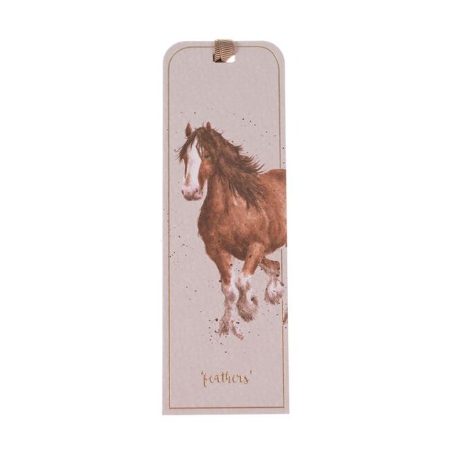 'Feathers' Horse Bookmark