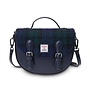 Harris Tweed Black Watch Tartan Medium Cobble Satchel