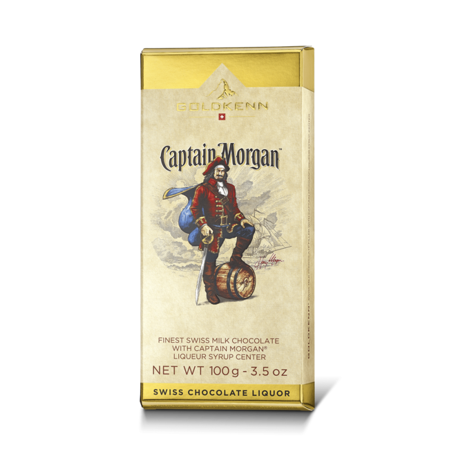 Captain Morgan Milk Chocolate Bar