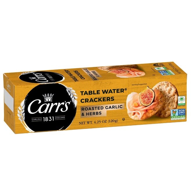 Carr's Roasted Garlic & Herbs Table Water Crackers