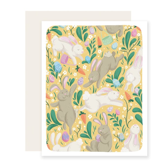 Bunny Pattern Easter Card