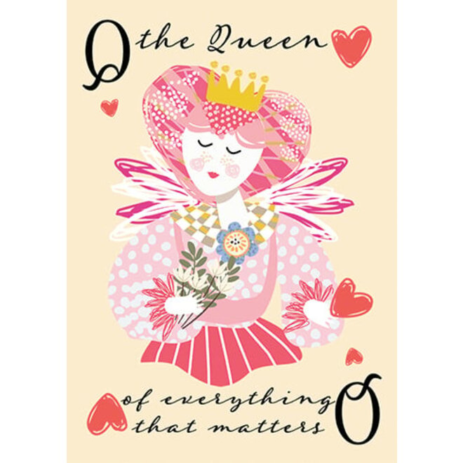 Q the Queen Mother's Day Card