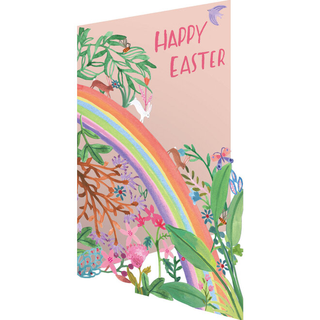 Over the Rainbow Laser Cut Easter Card